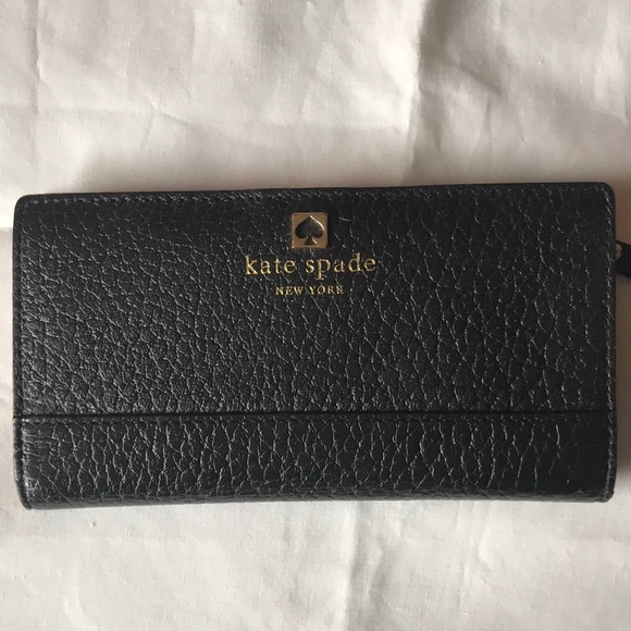 kate spade Handbags - Kate Spade Cobble Black Wallet